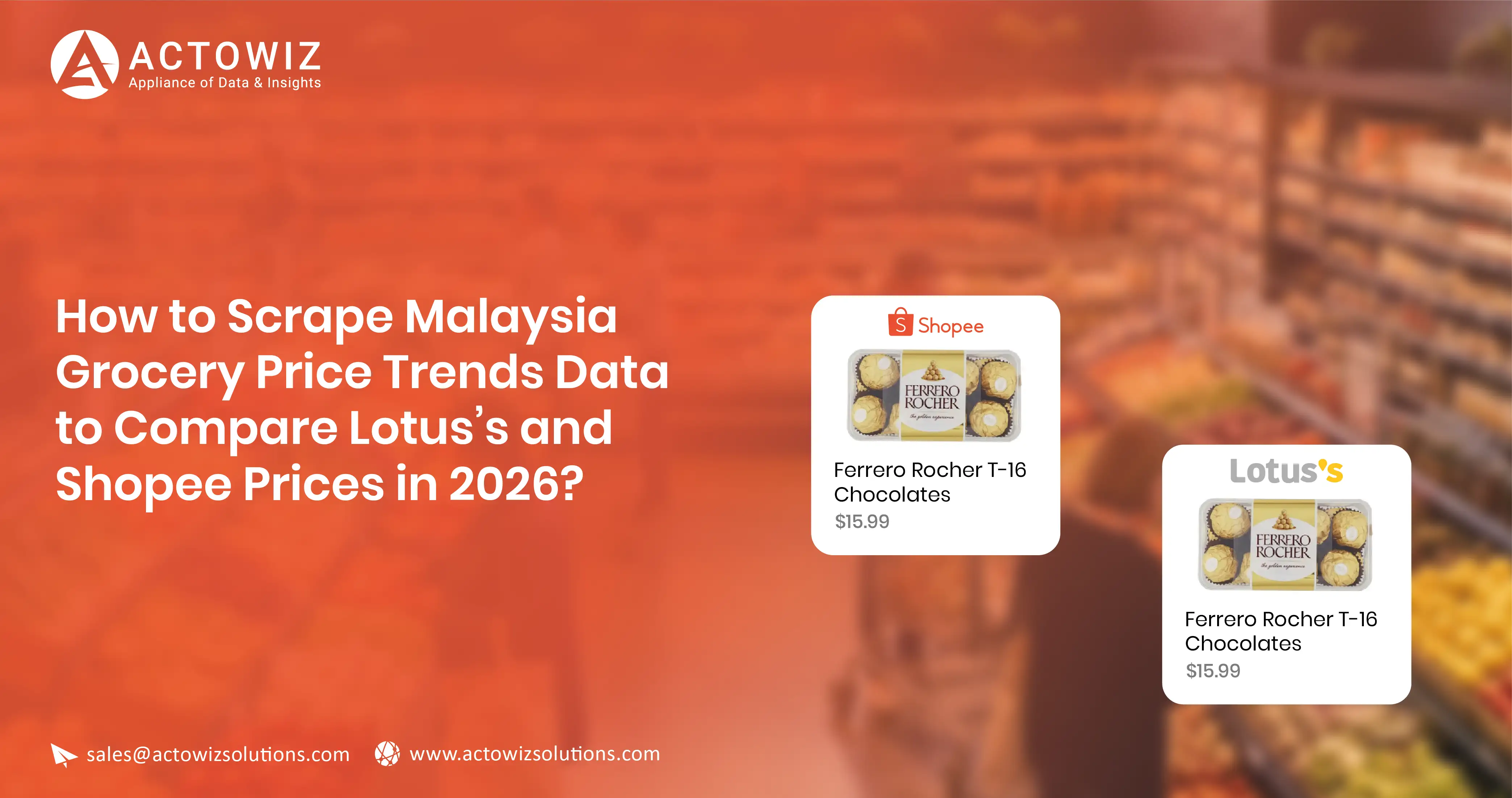 How to Scrape Malaysia Grocery Price Trends Data to Compare Lotus’s and Shopee Prices in 2026